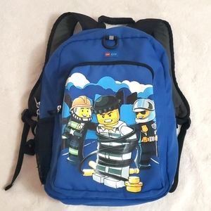 Lego City Backpack Blue with crook